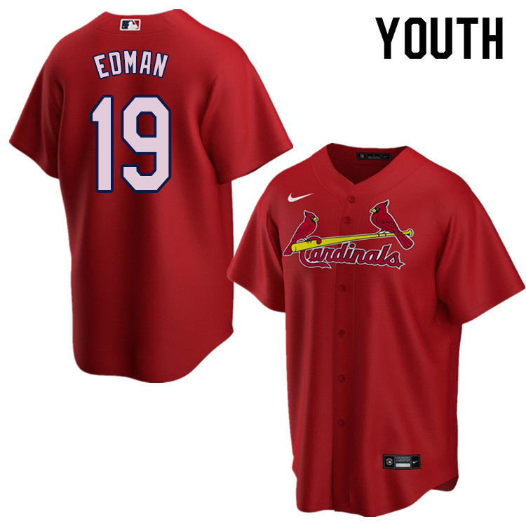 Nike Youth #19 Tommy Edman St.Louis Cardinals Baseball Jerseys Sale-Red